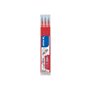 Pacote com 3 Refis Pilot para Frixion Ball / Frixion Clicker - Tinta Gel Apagável - Ponta Esferográfica 0,7mm - Largura da Linha