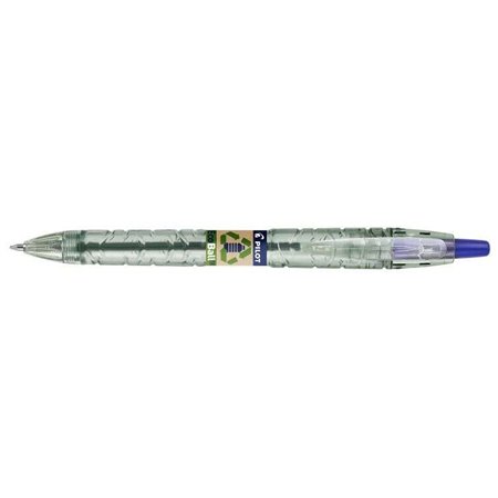 Caneta Esferográfica Retrátil Pilot B2P Ecoball BeGreen - Ponta Redonda de 1mm - Espessura da Linha de 0,27mm - 86,64% de Plásti