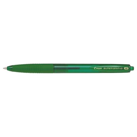 Caneta Esferográfica Retrátil Pilot SuperGrip G - Ponta Redonda de 1,0 mm - Espessura da Linha de 0,4 mm - Tinta à Base de Óleo 