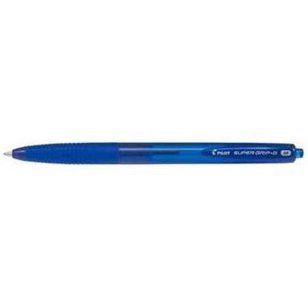 Caneta Esferográfica Retrátil Pilot SuperGrip G - Ponta Redonda de 1,0 mm - Traço de 0,4 mm - Tinta à Base de Óleo - Empunhadura