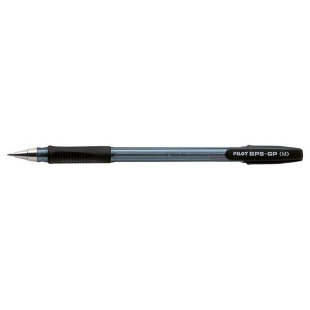 Caneta Esferográfica Pilot BPS-GP - Ponta Média de 1mm - Largura da Linha de 0,4mm - Recarregável - Preta