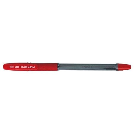 Caneta Esferográfica Pilot BPS-GP - Recarregável - Ponta Extra Larga de 1,60 mm - Espessura da Linha de 0,33 mm - Vermelha