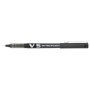 Caneta Rollerball Pilot V5 HI-Tecpoint com Tinta Líquida - Ponta Fina de 0,5 mm - Curso de 0,3 mm - Cor Preta