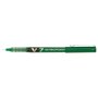 Caneta Rollerball Pilot V7 HI-Tecpoint com Tinta Líquida - Ponta Fina de 0,7 mm - Profundidade de 0,5 mm - Cor Verde