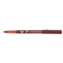 Caneta Rollerball Pilot V7 HI-Tecpoint com Tinta Líquida - Ponta Fina de 0,7 mm - Largura da Linha de 0,5 mm - Vermelha