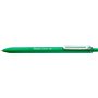 Caneta Esferográfica Retrátil Pentel iZee - Ponta de 0,7 mm - Espessura da Linha de 0,35 mm - Clipe Metálico - Verde