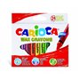 Carioca Maxi Pack com 24 giz de cera coloridos - Laváveis - Diâmetro do corpo: 12 mm - Cores sortidas