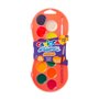 Conjunto de 12 pastilhas de aquarela neon Carioca Ø 30mm - Cores vibrantes - Fácil de misturar - Cores neon sortidas
