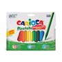 Pacote com 24 massinhas de modelar Carioca Plastello Extra Clean - Não mancham as mãos - Duram três vezes mais - Cores vibrantes