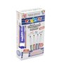 Marcador para quadro branco Carioca Maxi - Tampa com clipe - Apaga facilmente - Seca rapidamente - Ponta de 6 mm - Azul