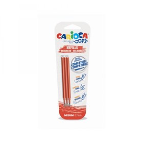 Carioca Oops - Pacote com 3 Refis Apagáveis para Caneta - Tinta Termossensível - Ponta de 0,7 mm - Compatível com Canetas Oops -