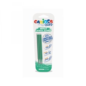 Carioca Oops - Pacote com 3 Refis Apagáveis para Caneta - Tinta Termossensível - Ponta de 0,7 mm - Compatível com Canetas Oops -