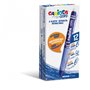 Caneta retrátil apagável Carioca Oops - Tinta termossensível - Empunhadura triangular ergonômica - Ponta de 0,7 mm - Refis compa