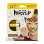 Carioca Mask Up Animals - Kit com 3 Máscaras em Cores Vibrantes - Laváveis - À Base de Água - Inclui Dois Tutoriais Passo a Pass