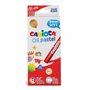 Conjunto de 12 pastéis a óleo Carioca - Corpo Maxi Ø 10mm - Laváveis - Resistentes à luz - Fáceis de misturar - Podem ser usados
