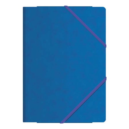 Pastas Dohe com três abas e elástico - Tamanho A4 - Fabricadas em cartão de alta qualidade - Laminadas - Fecho elástico plano