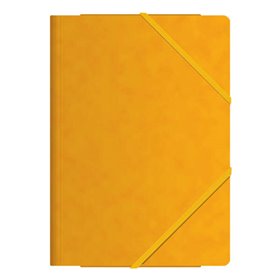 Pastas elásticas Dohe com três abas - Tamanho A4 - Papelão premium - Laminado - Fecho elástico plano