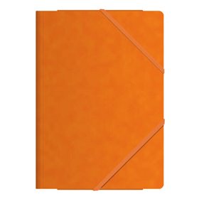 Pastas elásticas Dohe com três abas - Tamanho A4 - Papelão premium - Laminado - Fecho elástico plano