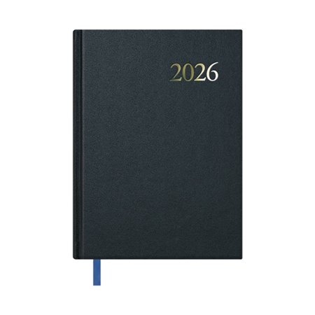 Agenda Anual Dohe Segovia - Visão Semanal - Tamanho 14x20cm - Preta