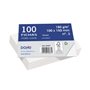 Fichas de índice em papel cartão offset branco Dohe - 180g - Pacote com 100 unidades