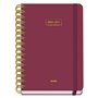 Agenda Escolar Premium Dohe 26/27 - Formato A5 - Agenda Semanal - Papel Offset Creme 80g - Capa de Cartão Laminado - Encadernaçã