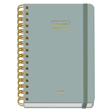 Agenda Escolar Premium Dohe 26/27 - Formato A5 - Um dia por página - Papel offset creme 80g - Capa de cartão laminado - Encadern
