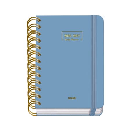 Agenda Escolar Premium Dohe 26/27 - Formato A6 - Um dia por página - Papel offset creme 80g - Capa de cartão laminado - Encadern