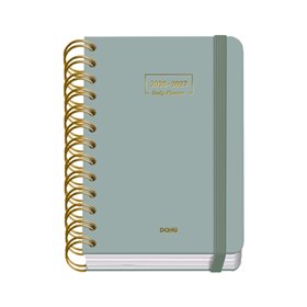 Agenda Escolar Premium Dohe 26/27 - Formato A6 - Um dia por página - Papel offset creme 80g - Capa de cartão laminado - Encadern