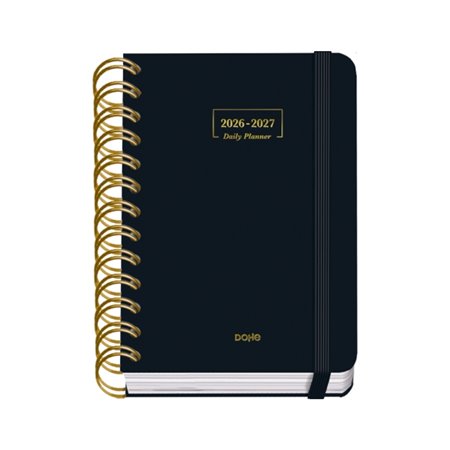 Agenda Escolar Premium Dohe 26/27 - Formato A6 - Um dia por página - Papel offset creme 80g - Capa de cartão laminado - Encadern