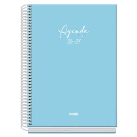 Agenda Escolar Dohe Basic Serenity 26/27 - Formato A5 - Visão Semanal - Papel Offset Creme 70g - Capa de Cartão Laminado - Encad