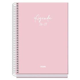 Agenda Escolar Dohe Basic Serenity 26/27 - Formato A5 - Visão Semanal - Papel Offset Creme 70g - Capa de Cartão Laminado - Encad