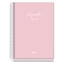 Agenda Escolar Dohe Basic Serenity 26/27 - Formato A5 - Um dia por página - Papel offset creme 70g - Capa de cartão laminado - E