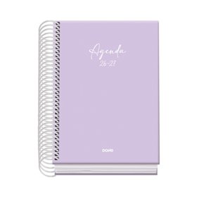 Agenda Escolar Dohe Basic Serenity 26/27 - Formato A6 - Um dia por página - Papel offset creme 70g - Capa de cartão laminado - E
