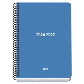 Agenda Escolar Dohe Basic Element 26/27 - Formato A5 - Visão Semanal - Papel Offset Creme 70g - Capa de Cartão Laminado - Encade