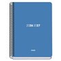 Agenda Escolar Dohe Basic Element 26/27 - Formato A5 - Visão Semanal - Papel Offset Creme 70g - Capa de Cartão Laminado - Encade