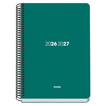 Agenda Escolar Dohe Basic Element 26/27 - Formato A5 - Um dia por página - Papel offset creme 70g - Capa de cartão laminado - En