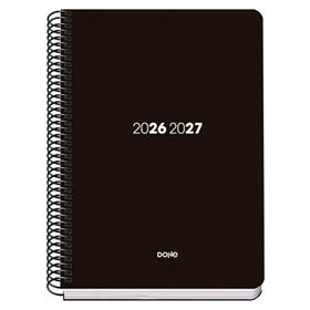 Agenda Escolar Dohe Basic Element 26/27 - Formato A5 - Um dia por página - Papel offset creme 70g - Capa de cartão laminado - En