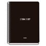 Agenda Escolar Dohe Basic Element 26/27 - Formato A5 - Um dia por página - Papel offset creme 70g - Capa de cartão laminado - En