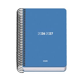 Agenda Escolar Dohe Basic Element 26/27 - Formato A6 - Um dia por página - Papel offset creme 70g - Capa de cartão laminado - En