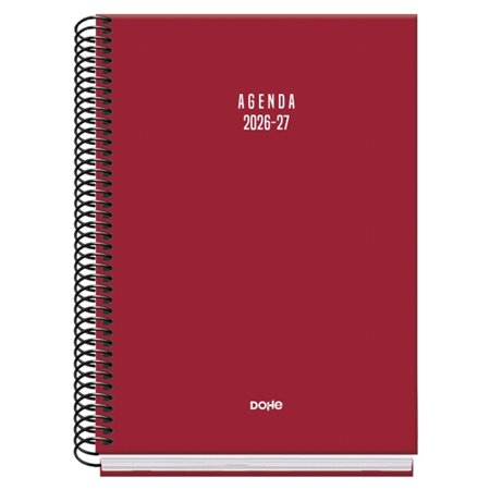 Agenda Escolar Dohe Basic Colour Vibes 26/27 - Formato A5 - Visão Semanal - Papel Offset Creme 70g - Capa de Cartão Laminado - E