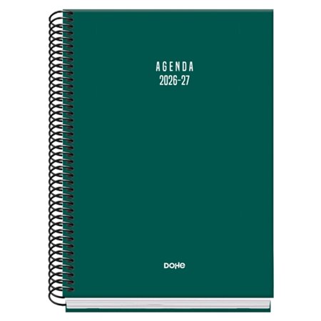 Agenda Escolar Dohe Basic Colour Vibes 26/27 - Formato A5 - Visão Semanal - Papel Offset Creme 70g - Capa de Cartão Laminado - E