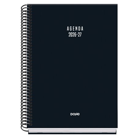 Agenda Escolar Dohe Basic Colour Vibes 26/27 - Formato A5 - Visão Semanal - Papel Offset Creme 70g - Capa de Cartão Laminado - E