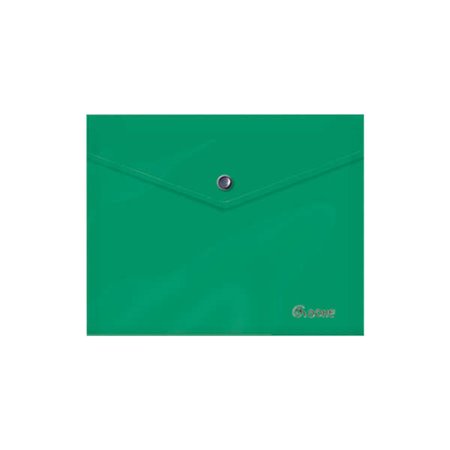 Envelope para documentos Dohe A5 - Fecho de pressão - Polipropileno opaco de 150 mícrons - Verde