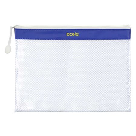 Pasta com fecho de correr em PVC da Dohe - 32x24cm - Ideal para documentos A4