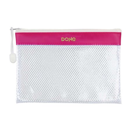 Estojo com fecho de correr em PVC da Dohe - 24x17,5mm - Resistente à água - Ideal para documentos A5