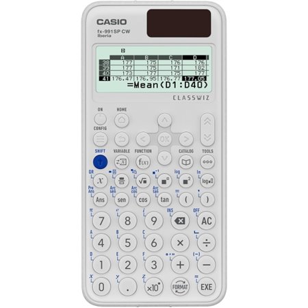Calculadora científica Casio Iberia Classwiz FX-991 SP com visor LCD de 12 dígitos - Mais de 560 funções - Capa protetora - Bran