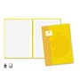 Pacote de Refil Extra Dourado com 80 Folhas, 90gsm, Quadriculado 4x4 - Formato A4 - 4 Furos e Faixa Amarela