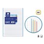 Refil Golden Extra com 100 folhas, 90 g/m², quadriculado 5x5 - Formato A4 - 4 furos e faixas coloridas
