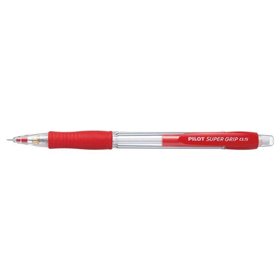 Lapiseira Pilot SuperGrip H185 - Grafite 0,5 mm - Grafite HB - Corpo Vermelho