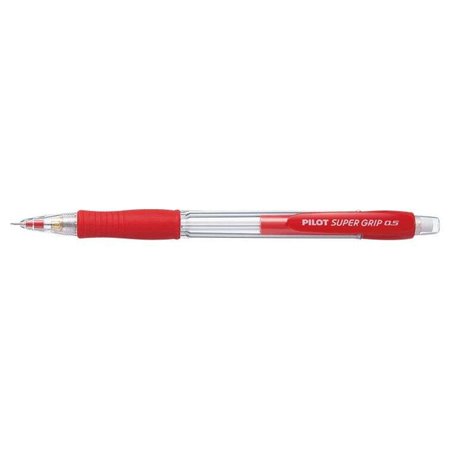 Lapiseira Pilot SuperGrip H185 - Grafite 0,5 mm - Grafite HB - Corpo Vermelho